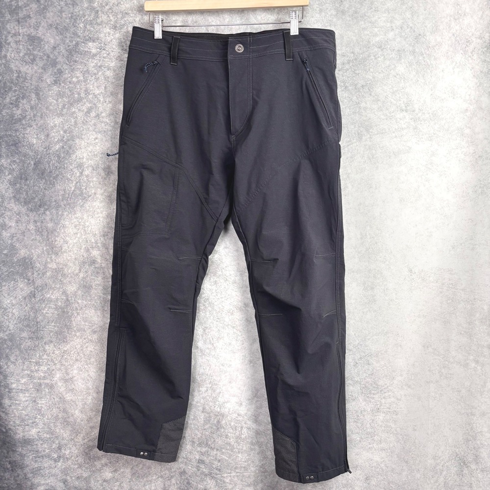Kuhl Klash Pant Outdoors Hiking‎ Nylon Blend Dark Gray Size 36 x 30